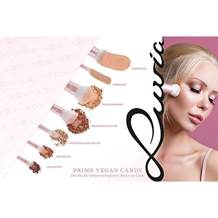 Luvia Pinselsets Prime Vegan Candy Pinselset Pinsel – Bild 5