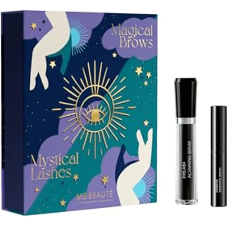M2 BEAUTÉ Mystical Brows & Lashes Set, Aktivierungsserum (4ml) & Erneuerungsserum (1,5ml), für volle Wimpern und Augenbrauen – Bild 2