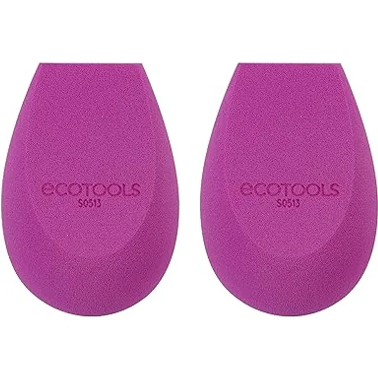 ECOTOOLS Bioblender Make-up-Schwamm Duo-Pack für flüssiges und cremiges Make-up, 54 g, 3163, violett – Bild 2