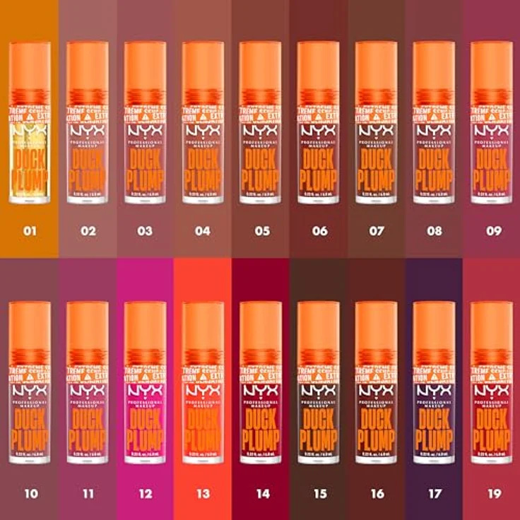 NYX Professional Makeup Duck Plump Lipgloss, veganer Lipgloss mit glossy Finish, 7 ml, in 18 Farben erhältlich – Bild 8