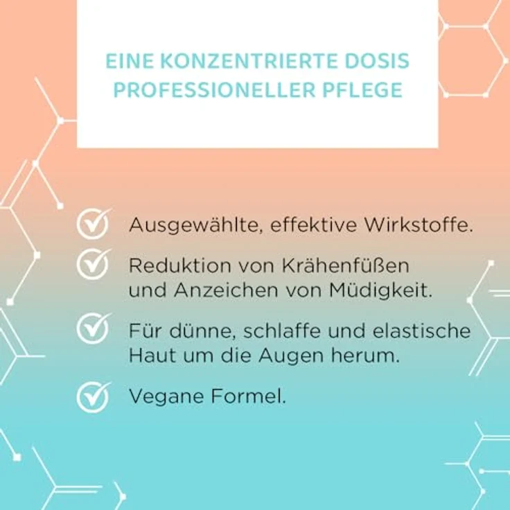 Eveline Cosmetics Serum Shot 5% Caffeine, Augenserum zur Erfrischung der Augenpartie, 30 ml, feuchtigkeitsspendend und regenerierend – Bild 3