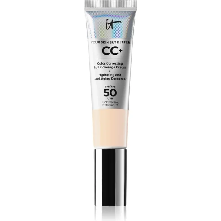 IT Cosmetics Your Skin But Better CC+ CC Cream SPF 50+, getönte Tagescreme für Damen, Farbton Fair Light, 32 ml