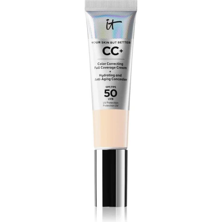 IT Cosmetics Your Skin But Better CC+ CC Cream SPF 50+, getönte Tagescreme für Damen, Farbton Fair Light, 32 ml