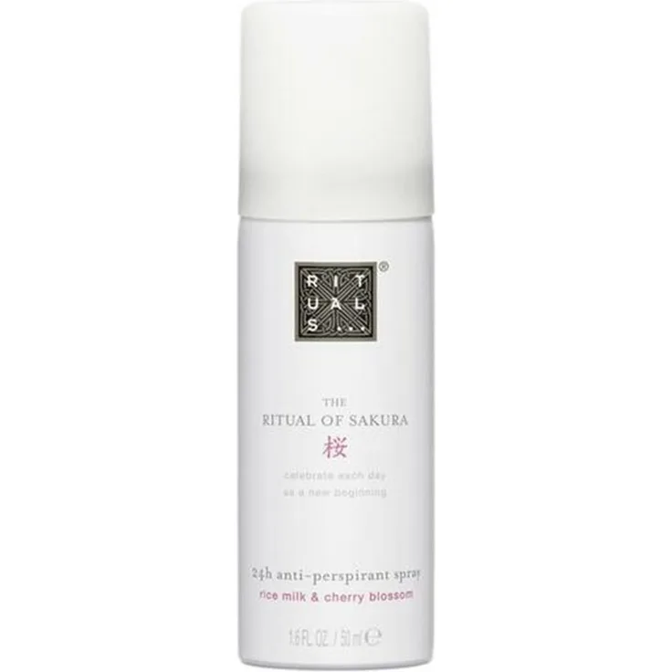 Rituals The Ritual of Sakura 24h Anti-Perspirant Spray, 50 ml, sanfter Duft für empfindliche Haut mit Reismilch und Kirschblütenextrakt