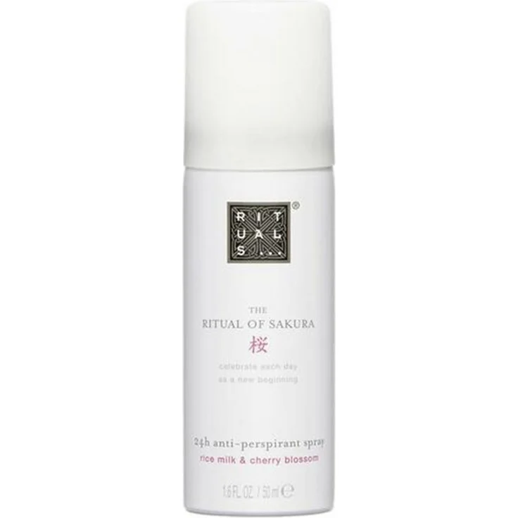 Rituals The Ritual of Sakura 24h Anti-Perspirant Spray, 50 ml, sanfter Duft für empfindliche Haut mit Reismilch und Kirschblütenextrakt