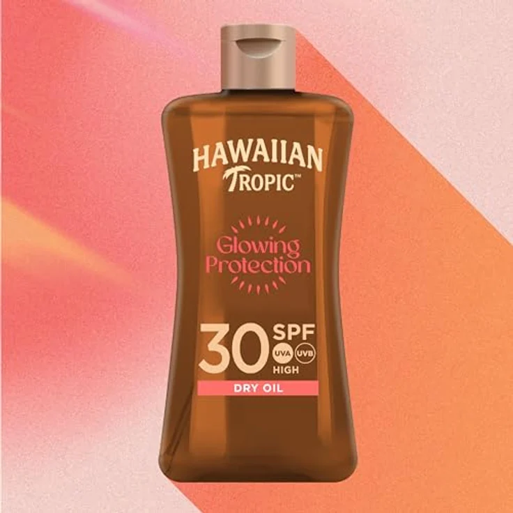 HAWAIIAN Tropic Protective Dry Spray Oil LSF 30, 100ml, schützendes Sonnenöl für einen leichten Bräunungseffekt – Bild 3