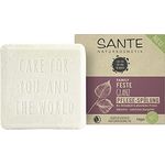 SANTE Naturkosmetik Fester Conditioner für glanzloses und normales Haar, Vegane Formel mit Bio-Birkenblatt und pflanzlichem Protein, Feste Glanz-Pflege-Spülung, 1 x 60 g