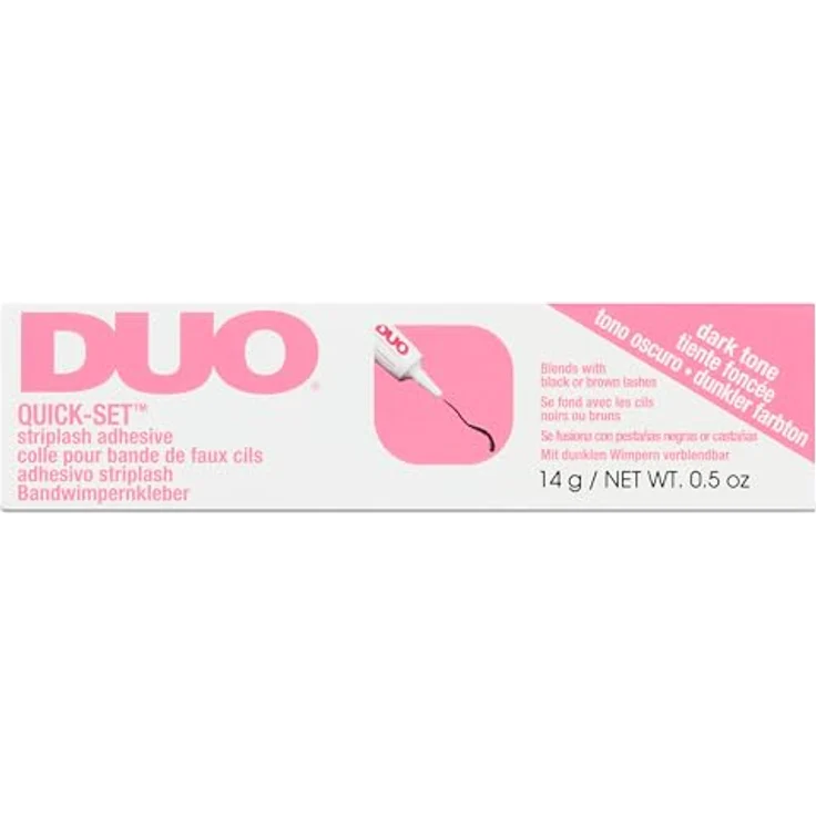 Ardell Duo Quick-Set Striplash Adhesive Clear/Dark Wimpernkleber 14 g Dark – Bild 2