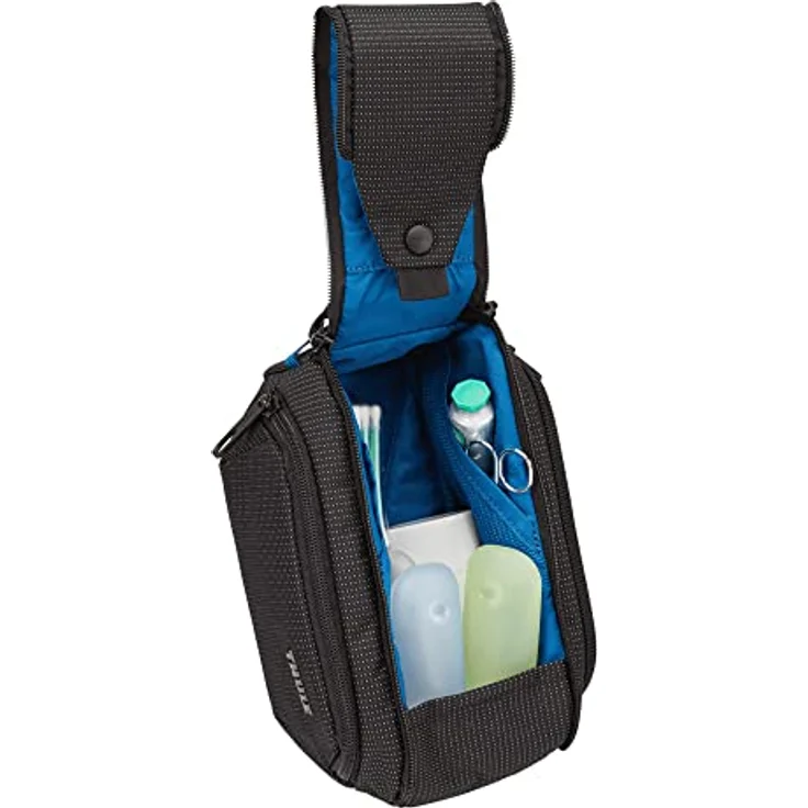 Thule Crossover 2 Toiletry Bag, Kulturbeutel mit Aufhängemöglichkeit, schwarz, 22 x 9 x 15 cm – Bild 3