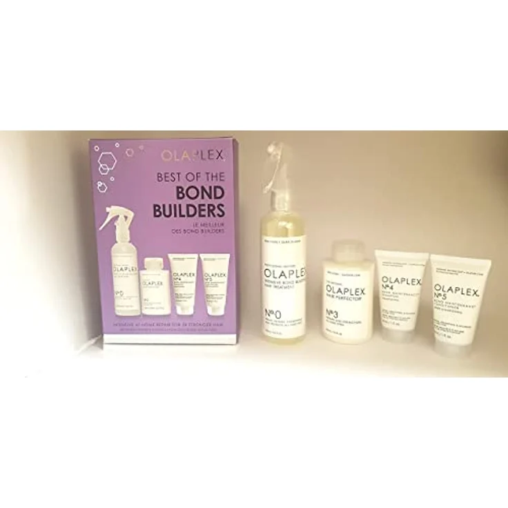Olaplex Best Of The Bond Builders set Haarserum Intensive Bond Building Hair Treatment No.0 155 ml + Haarbalsam Hair Perfector No.3 100 ml + Bond Maintenance Shampoo No. 4 30 ml + Bond Maintenance Conditioner No. 5 30 ml – Bild 3