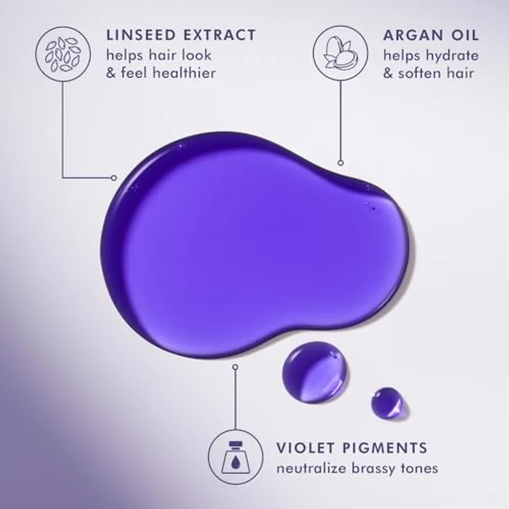 Moroccanoil Lila Behandlung Haaröl für blondes Haar, 50 ml - Kühlend, bequem und langlebig – Bild 4