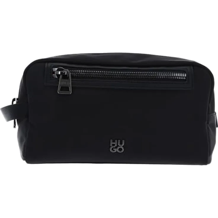 HUGO Kulturbeutel Elliott, Polyester Beauty Case, schwarz