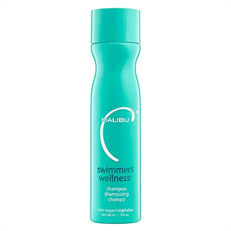 Malibu C Swimmers Wellness, Schützendes Shampoo für SchwimmerInnen, 266 ml, befreit von Chlor- und Salzwasser-Rückständen, vegan, ohne Sulfate