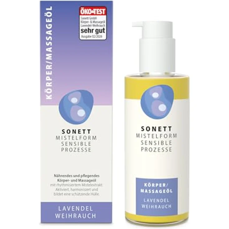 Sonett Mistelform Massageöl Lavendel Weihrauch 145 ml  – Bild 2