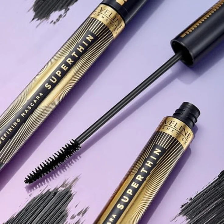 EVELINE Cosmetics Superthin Defining Mascara, verlängernd und volumengebend, 6ml – Bild 6