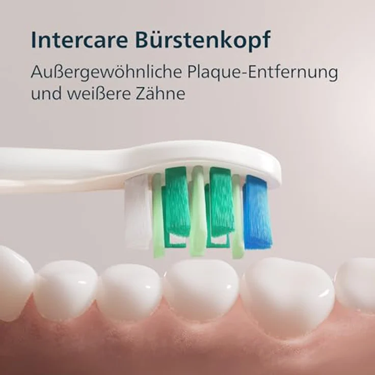 Philips Sonicare HX4021/01, Elektrische Zahnbürste mit 3-facher Plaque-Entfernung, weiß – Bild 6