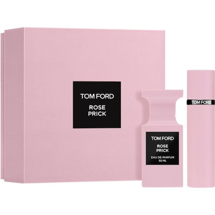 Tom Ford Private Blend Rose Prick Eau de Parfum Set, 50 ml + 10 ml Reisespray, Unisex Duft mit Rosenessenzen und Patschuli