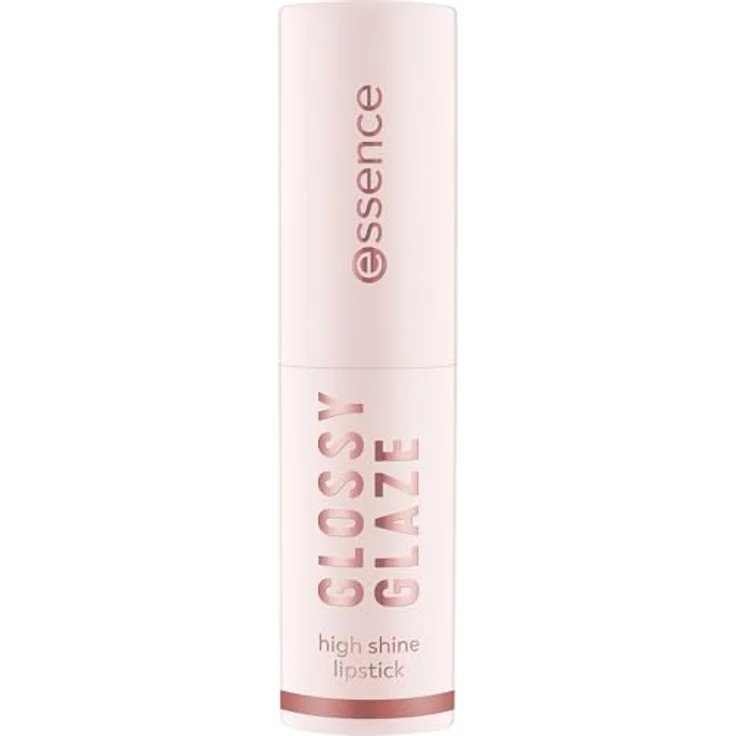 essence GLOSSY GLAZE High Shine Lipstick Nr. 05, hochpigmentiert, glänzend, farbintensiv, vegan, ölfrei, ohne Parabene, 1.9g, Nude – Bild 2