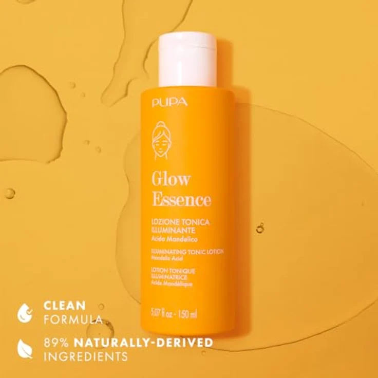 Pupa GLOW ESSENCE - LOZIONE TONICA ILLUMINANTE, 150 ML, kühlende und langlebige Gesichtsreinigung – Bild 2