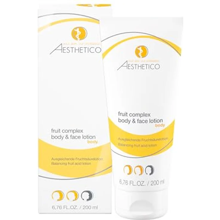 Aesthetico Fruit Complex Body & Face Lotion, 200 ml Intensivpflege – Bild 2
