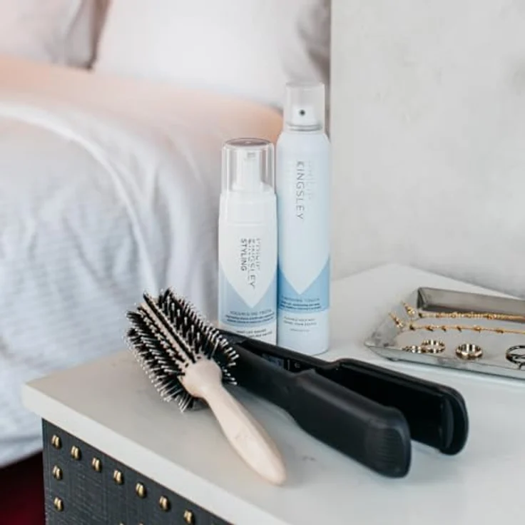 Philip Kingsley Belüftete runde Haarbürste, antistatische Haarbürste zum Entwirren, Föhnen und Stylen, ergonomischer Griff, Nylonborsten, vegan-freundlich – Bild 5