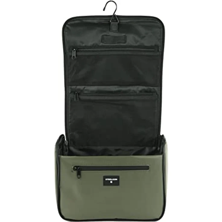 Strellson Stockwell 2.0 - Kulturbeutel L 28 cm Khaki – Bild 5