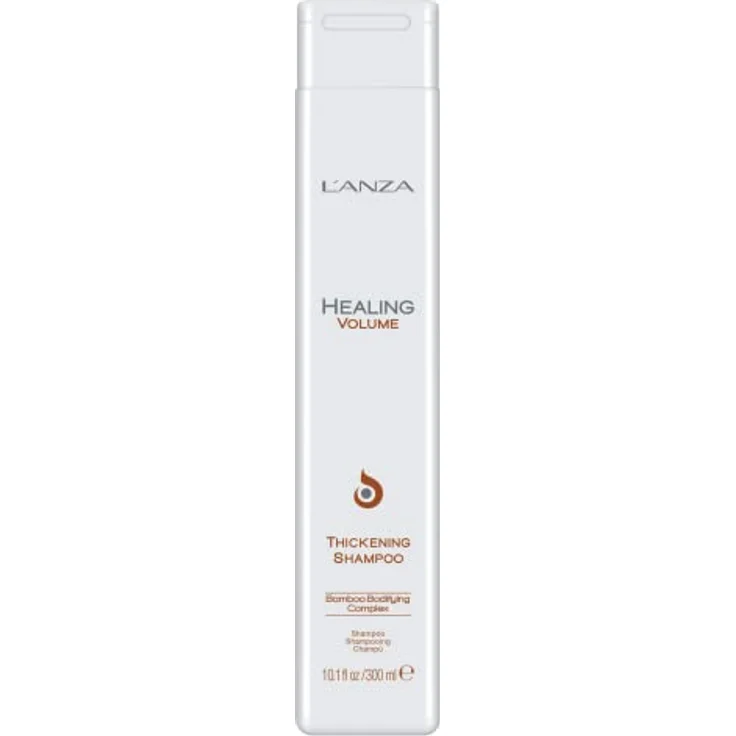 L'ANZA Heilungsvolumen Verdickendes Shampoo (300 ml), Verleiht Feinem und Plattem Haar Glanz, Volumen und Dichte, Reich an Bambus-Bodifying-Komplex und Keratin, Volumen Shampoo – Bild 1