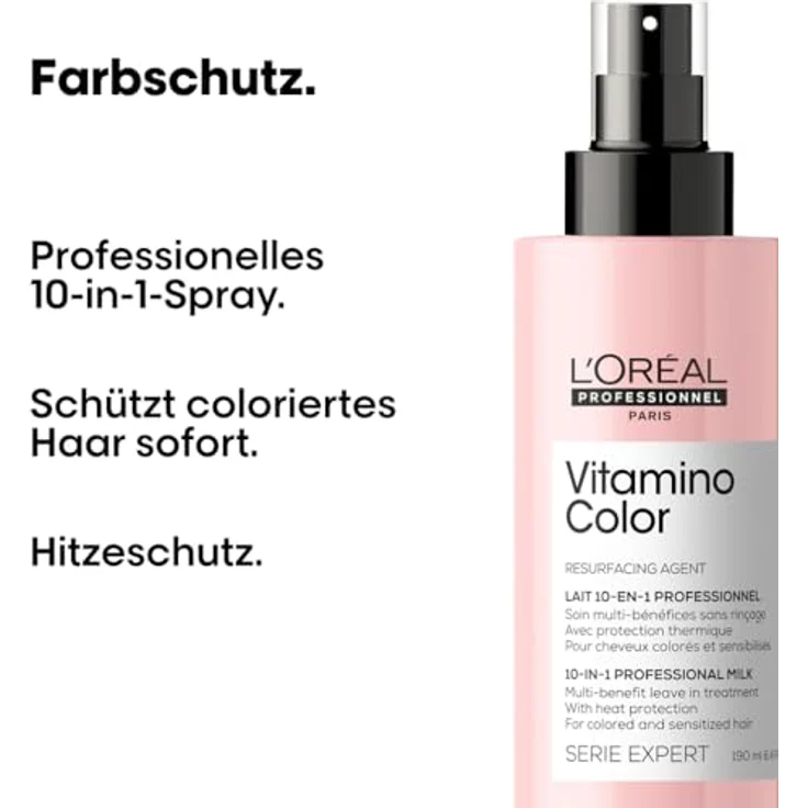 L'Oréal Lotion Serie Expert Vitamino Color Leave-in Treatment 190 ml – Bild 2