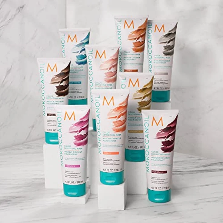 Moroccanoil Color Depositing Mask Rosegold 200 ml – Bild 5