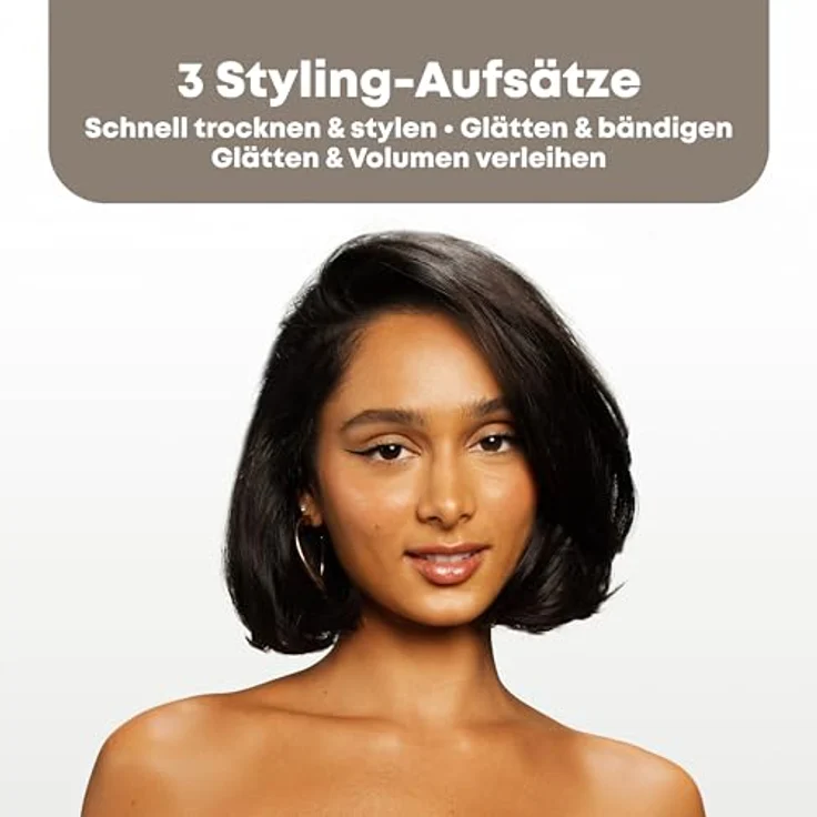 Revamp Professional Styler HydroShine Air Compact 3 in 1 Pro DR-2750-EU, Warmluftbürste mit Hydro-Ionentechnologie zum Frisieren, Glätten und Stylen, kompakt und leicht – Bild 4