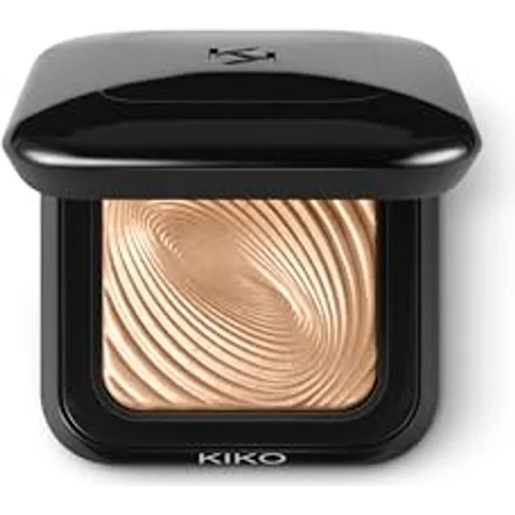 KIKO Milano New Water Lidschatten 3 g, hohe Deckkraft in 03 Light Gold, cremig-weiche Textur, ophthalmologisch getestet