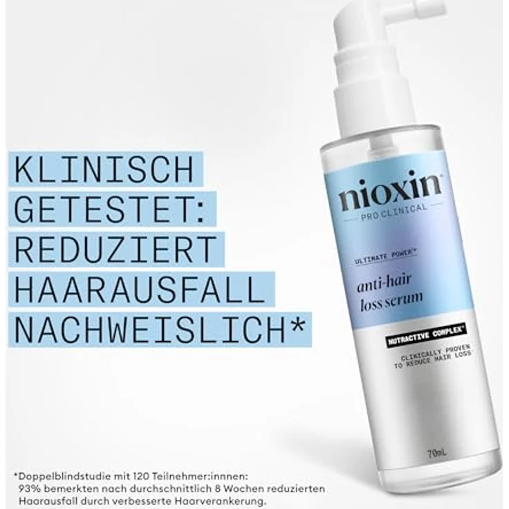 NIOXIN Professional Anti Hair Loss Serum – Haarwachstum Kopfhaut Serum mit Koffein & Niacinamid (70 ml) – Bild 3