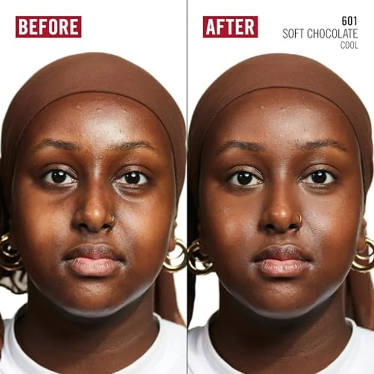 Rimmel London Kind & Free Glow It Up, Feuchtigkeitsspendende Hauttönung mit leichter Deckkraft, 601 Soft Chocolate, 30 ml – Bild 2