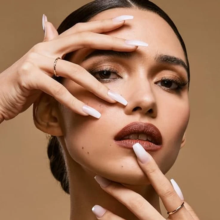 KISS Classy Nails Be-you-tiful, künstliche Fingernägel Long, 28 St., mit speziell geeignetem Kleber für langanhaltenden Halt – Bild 5