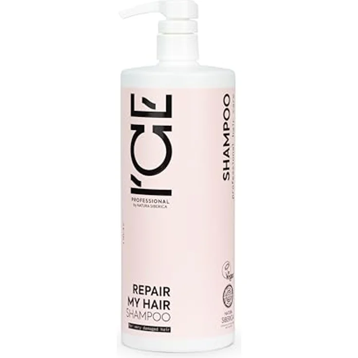 Natura Siberica ICE Professional Repair My Hair Shampoo, 1000 ml, ohne SLS und Parabene, natürliche Inhaltsstoffe – Bild 2