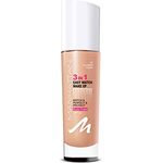 Manhattan 3in1 Easy Match Make-up, Flüssig Foundation für gebräunte Haut mit LSF 20, Farbe - 32 Classic Ivory, 1 x 30ml