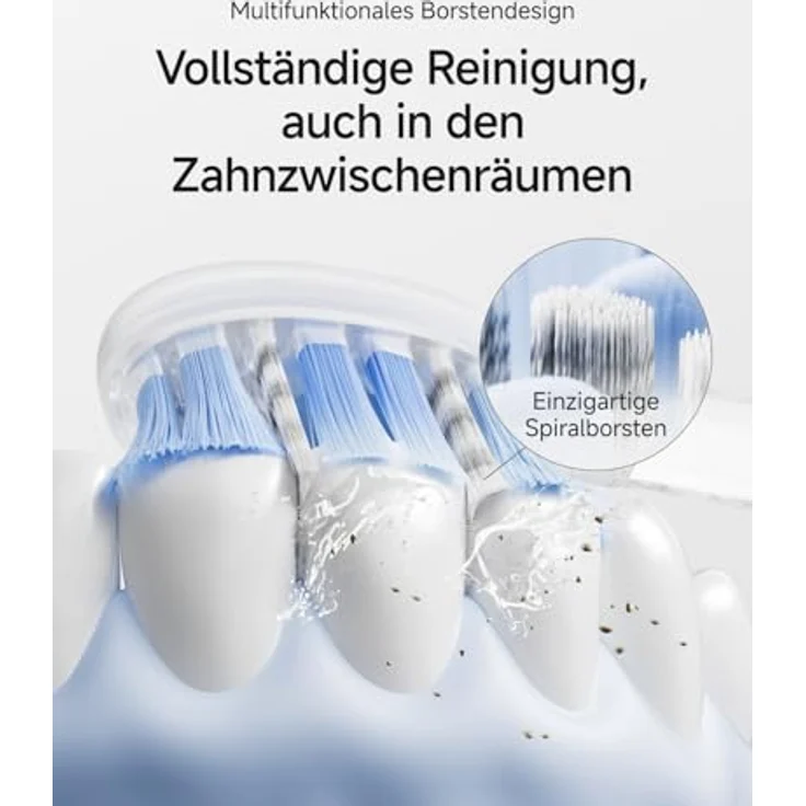Laifen Pro Ersatzbürsten, 6er Pack, Fest, mit spiralgeformtem Borstendesign zur effektiven Interdentalreinigung – Bild 4