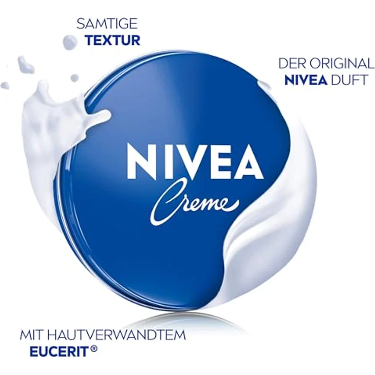 NIVEA Creme Dose Universalpflege, klassische Feuchtigkeitscreme für alle Hauttypen, reichhaltige Hautpflege mit hautverwandtem Eucerit (30 ml) – Bild 2