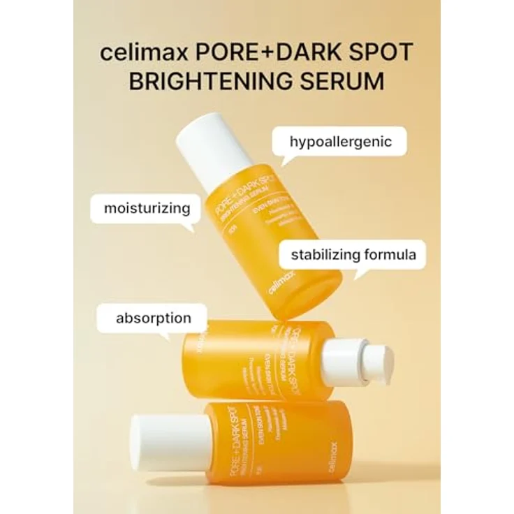 Celimax Pore+ Highlighter-Serum, 30 ml, Gel-Serum für dunkle Flecken mit Niacinamid und Tranexamsäure, porenminimierend, feuchtigkeitsspendend, hypoallergen, für empfindliche Haut – Bild 2