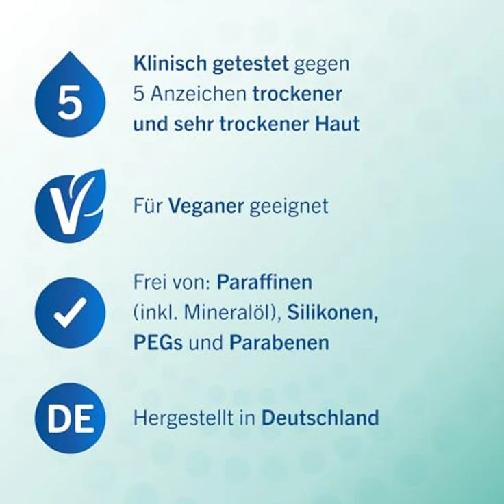 Multilind® derma:care HYDRO Intensiv Repair Creme, aufbauende und langanhaltende Intensivpflege bei sehr trockener Haut. Mit Ceramide NP, Panthenol, Glycerin, Rizinusöl, Beerenwachs, 150 ml – Bild 3