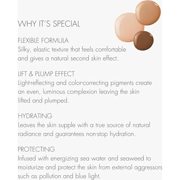Sweed Teint Glass Skin Foundation, vegane Flüssig-Foundation mit mittlerer Deckkraft und lichtreflektierenden Pigmenten, 30 ml – Bild 5