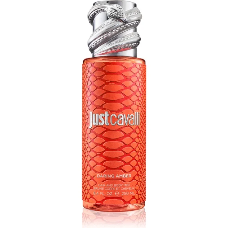 Roberto Cavalli Just Cavalli Daring Amber, parfümiertes Bodyspray für Damen, 250 ml