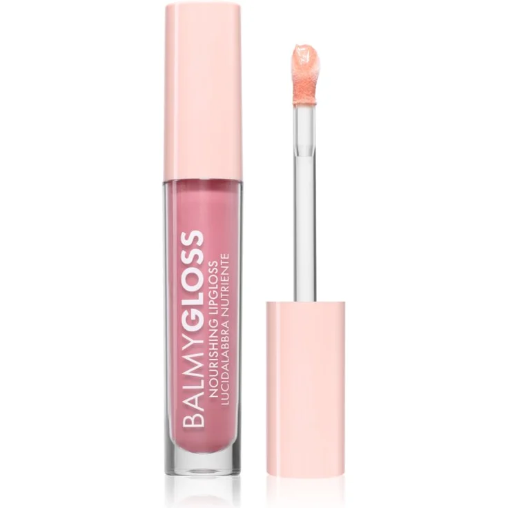 puroBIO Cosmetics BalmyGloss Pflegender Lipgloss, mattierende und feuchtigkeitsspendende Formel, Farbton 04 Baby Pink, 4.2 g – Bild 1