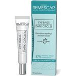 Remescar Eye Bags & Dark Circles 8 ml – Augencreme für Unteraugenbeutel und zum Entfernen von Beuteln unter den Augen – sofortige Behandlung für Augensäcke, 180 Anwendungen