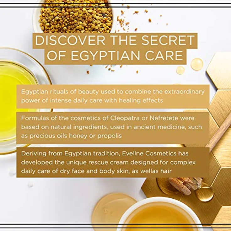 Eveline Egyptian Miracle Creme Für Gesicht KöRper Und Haare 40 ml mit pflegender Wirkung – Bild 4