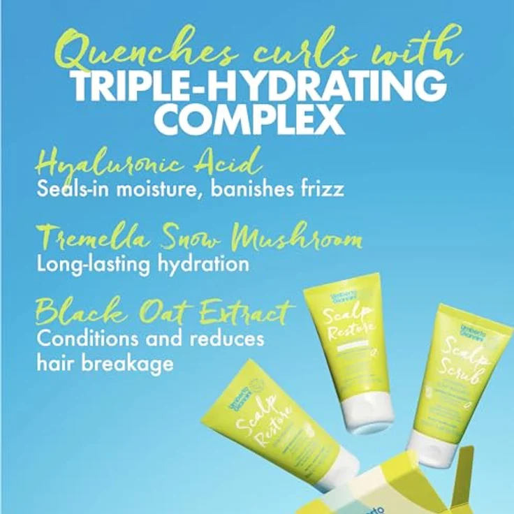 Umberto Giannini Scalp Restore Starter Kit, Repair-Shampoo mit Peeling-Effekt für trockene Kopfhaut, 50 ml, Duft Tropical Spritz – Bild 6