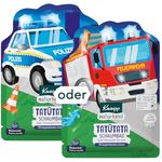 Kneipp Naturkind Schaumbad Tatütata, Badezusatz mit pflegendem Jojoba-Öl und natürlichem Blaubeer-Extrakt, fruchtiger Blaubeerduft, blaues Wasser, ab 3 Jahren, 40 ml