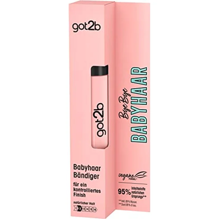 got2b Haar Mascara-Bürste Bye Bye Babyhaar (16 ml), Bürste zum Babyhaare Fixieren verleiht ein glänzendes Finish, federleicht und nicht fettend, auch für unterwegs – Bild 2