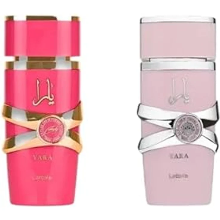 Lattafa Anniversary Edition Yara & Yara Candy Eau de Parfum (100 ml + 100 ml), exklusive Düfte für Damen, süß, blumig und raffiniert, elegantes Design, Jubiläums-Sonderedition – Bild 4