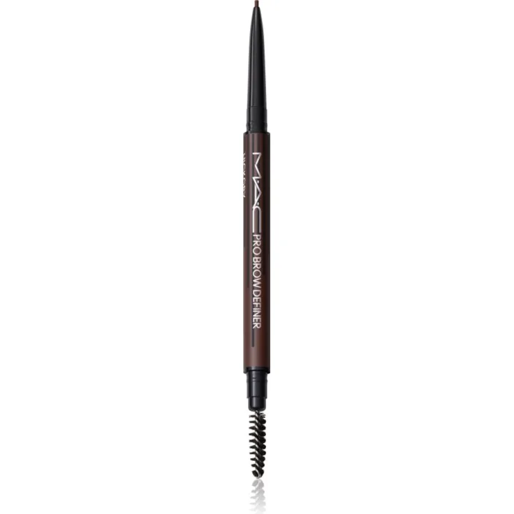 MAC Cosmetics Pro Brow Definer, wasserfester Augenbrauenstift in Hickory, 0,3 g mit präziser Korrektur und praktischer Bürste